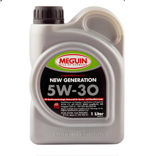 Моторное масло MEGUIN NEW GENERATION  SAE 5W -30 (1л) - изображение, фото